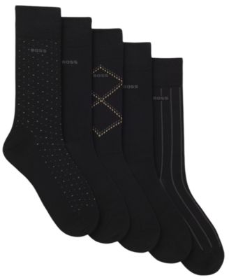 Men's Argyle Crew Socks, 5-Pack