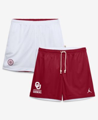 Men's Crimson/White Oklahoma Sooners Courtside Reversible Dri-FIT Shorts