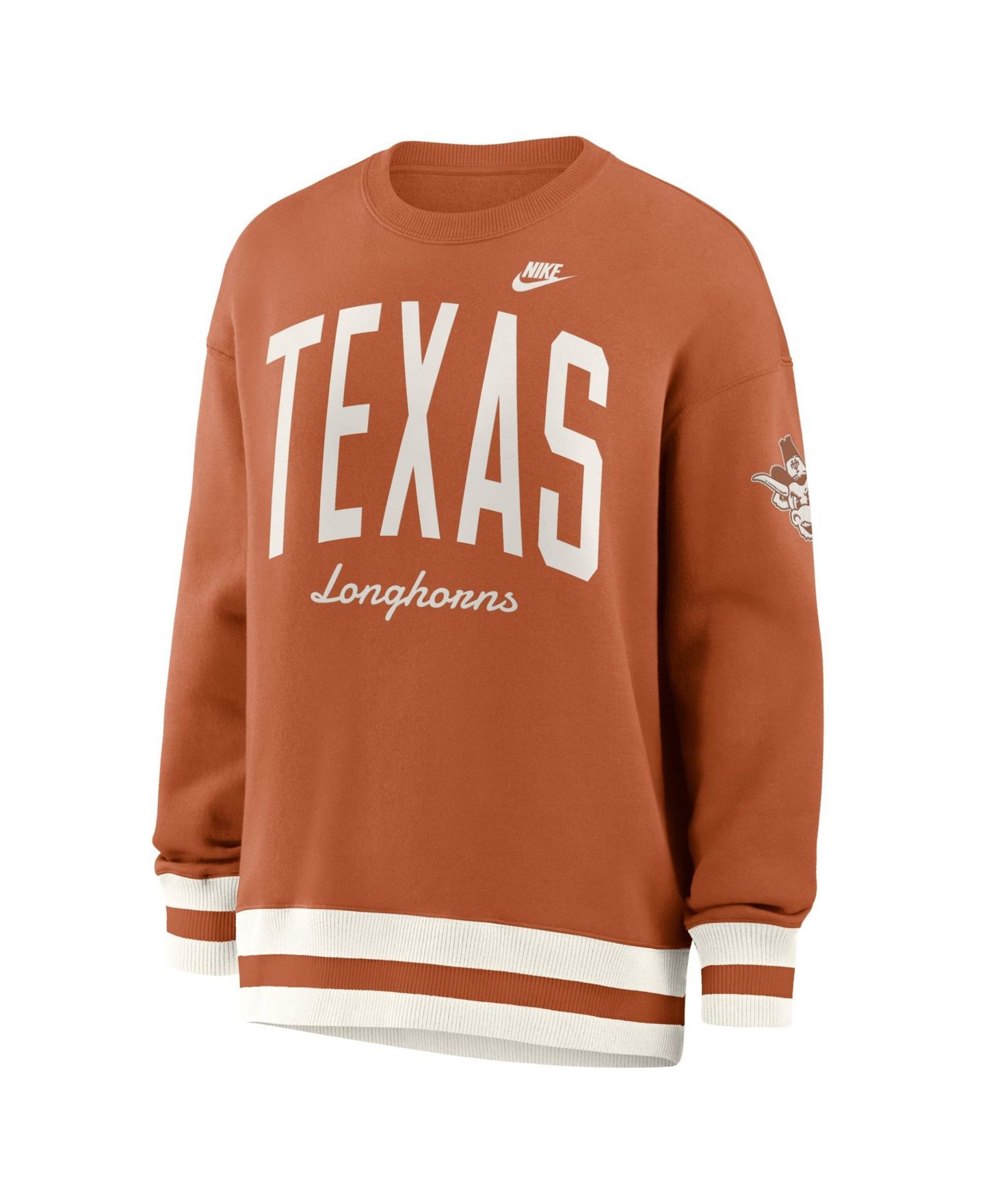 Женская толстовка Nike Texas Orange Texas Longhorns Oversized Legacy Arch Phoenix — фото 2