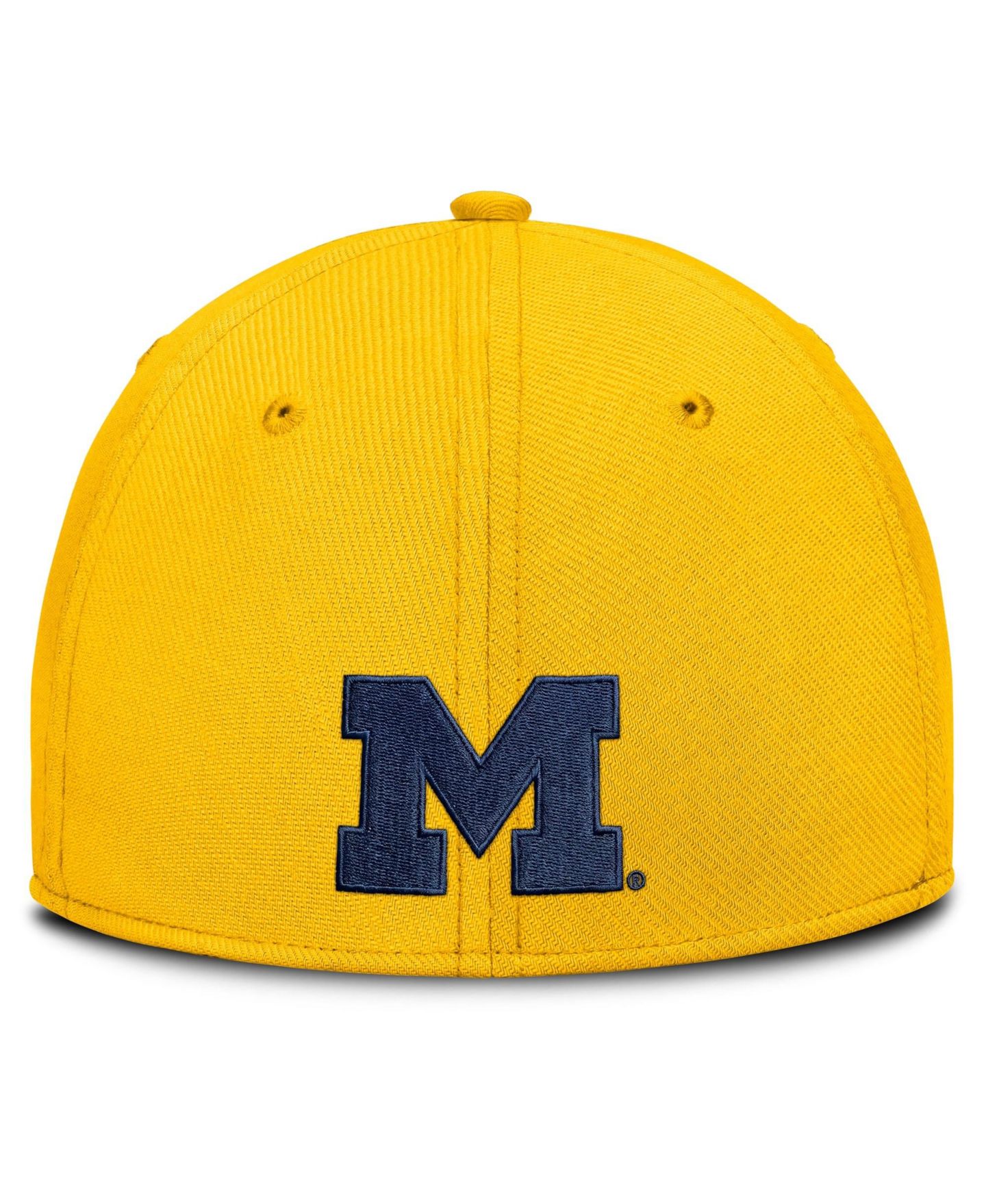 Мужской головной убор Jordan Maize Michigan Wolverines Letter Rise Swoosh Flex Dri-FIT Hat — фото 4
