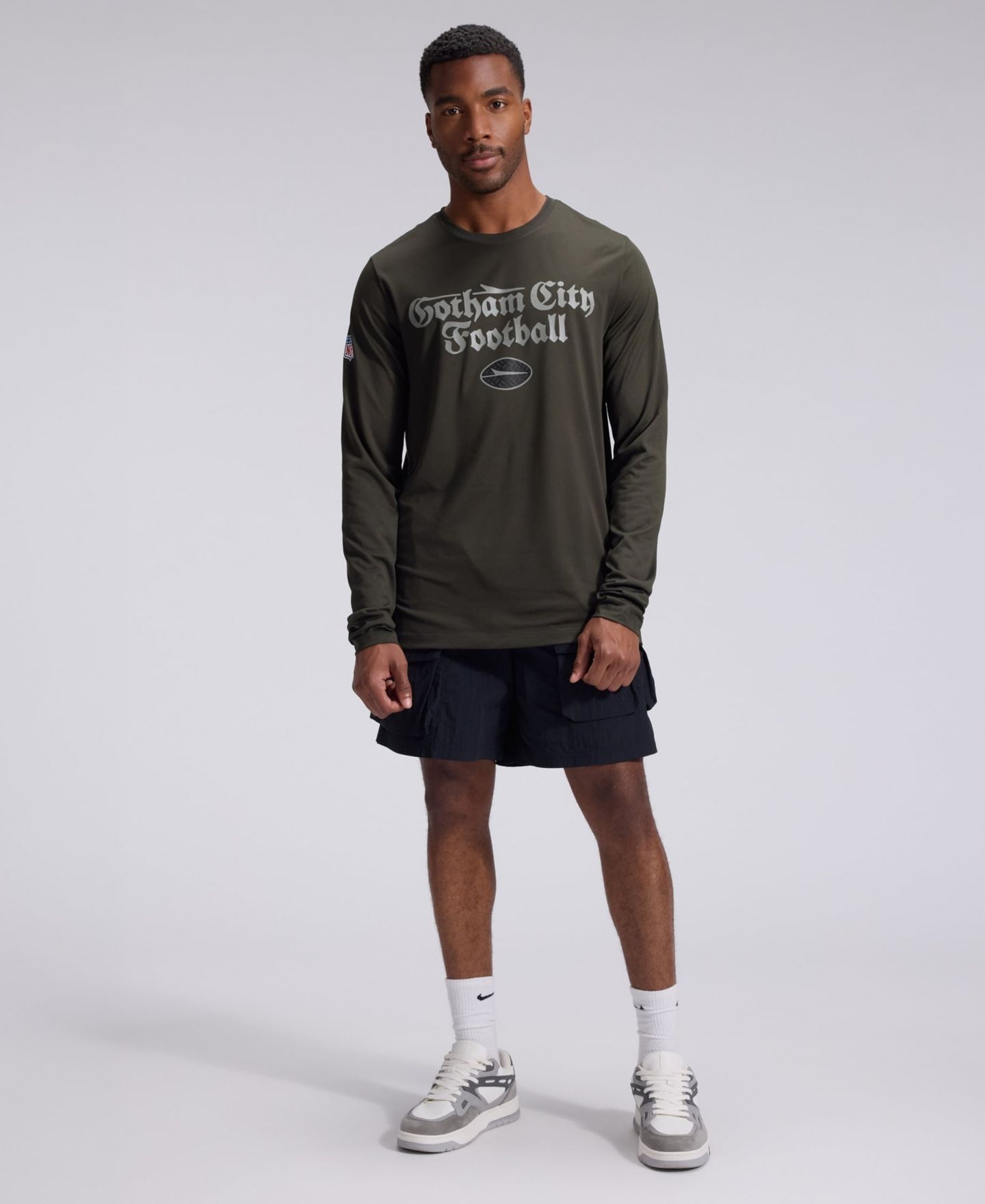 Мужская футболка Nike Green New York Jets Rivalries Collection Sideline Legend Long-Sleeve — фото 4