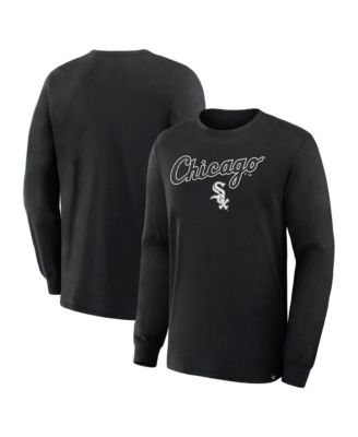 Men's Black Chicago White Sox Lock-Up Legacy Long-Sleeve T-Shirt