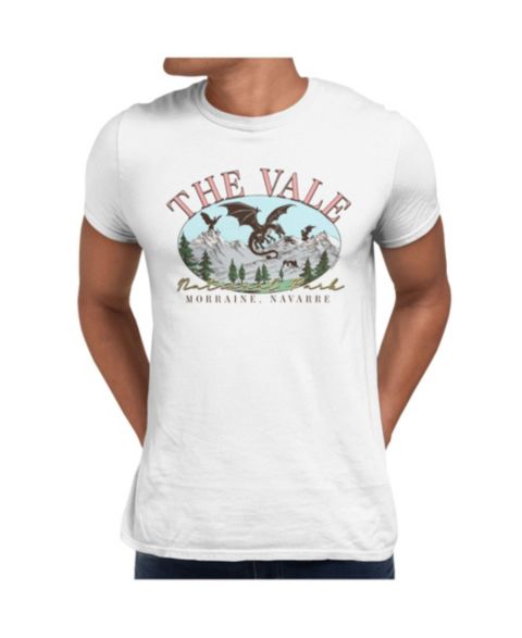 Мужская футболка Fourth Wing The Empyrean The Vale National Park Graphic Crewneck, цвет: Белый