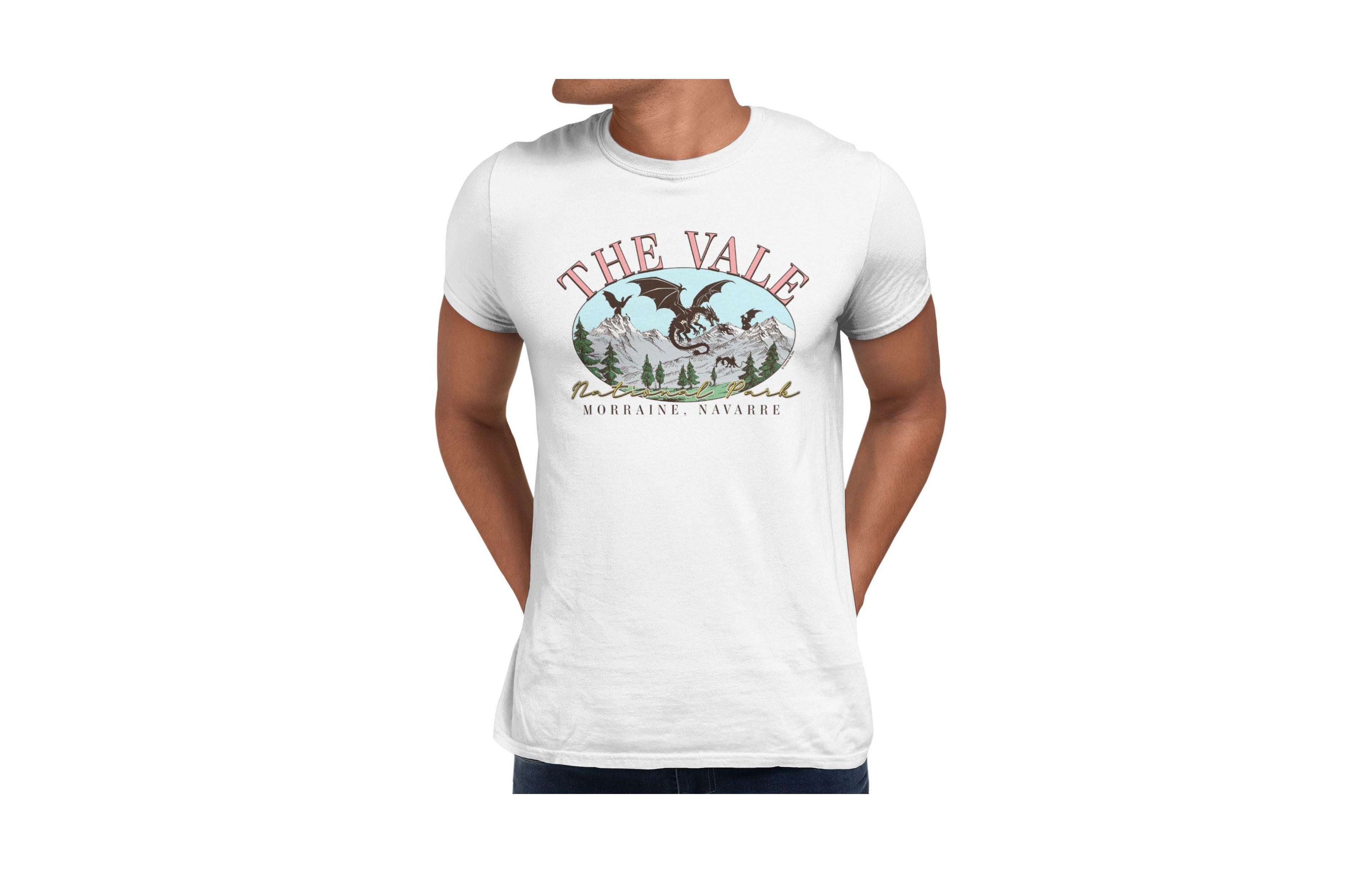 Fourth Wing Men's The Empyrean Vale National Park Graphic Crewneck T-Shirt