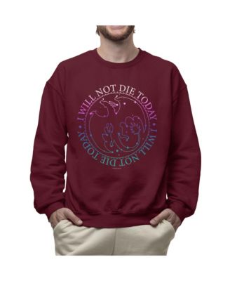 Men's The Empyrean I Will Not Die Today Star Gradient Graphic Long Sleeve Sweatshirt