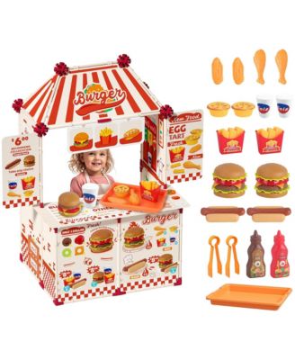 Burger Shop Play Food Playset, Ages 3-7
