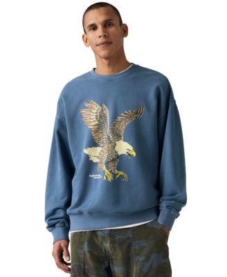 Men's Sunset Crewneck Long-Sleeve Graphic Sweatshirt