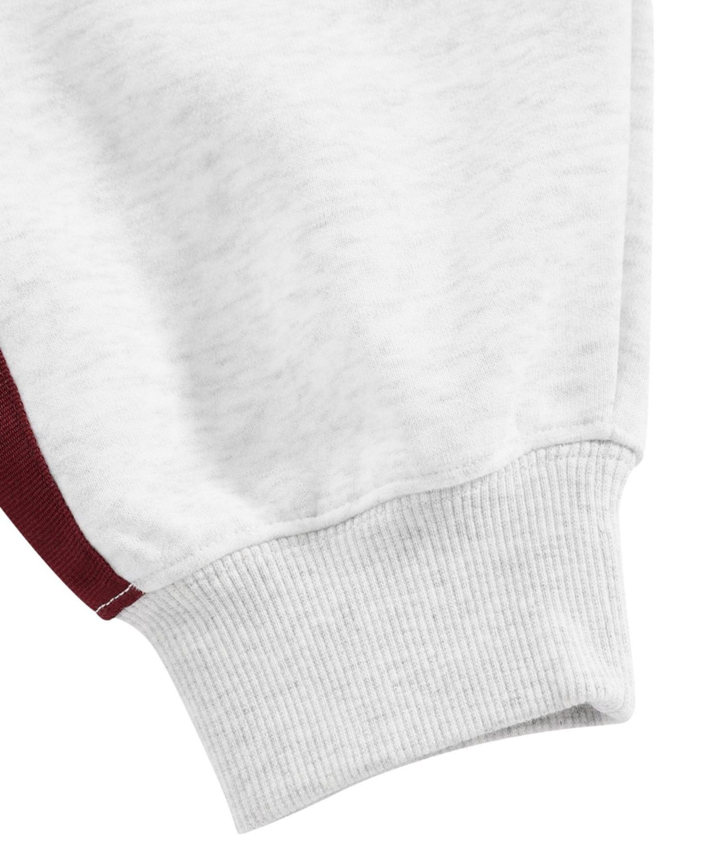Женское худи AELFRIC EDEN Vintage Varsity Heart Oversized Stripe, цвет: Серый — фото 10