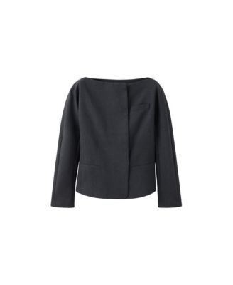 Women's Americana Staple Fitted Boat Neck Blazer
