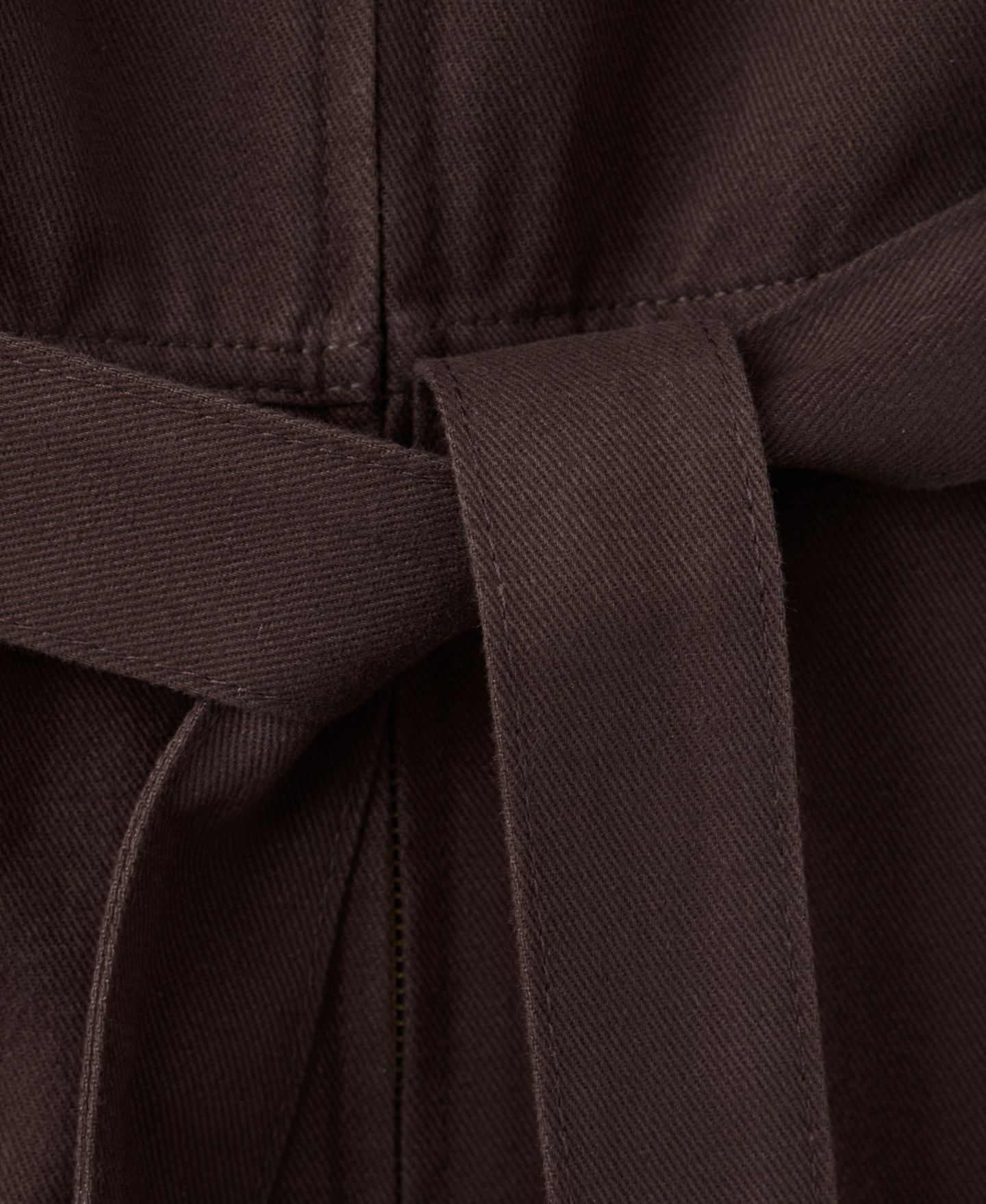Женский комбинезон Mango Short-Sleeve Notched-Lapel Denim Belt Jumpsuit, цвет: Шоколадный — фото 7