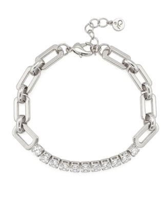 Cubic Zirconia Link Bracelet