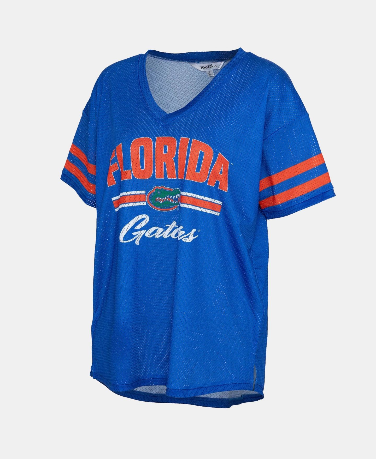 Женская футболка ZooZatz Royal Florida Gators Mesh Jersey Kickoff — фото 2