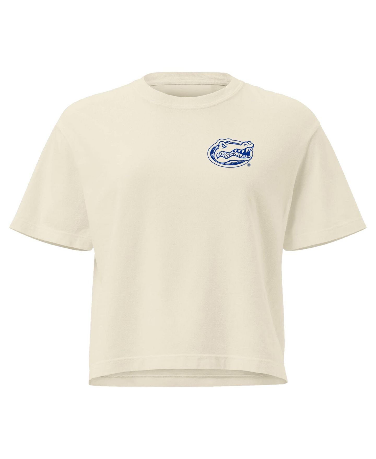 Женская футболка Comfort Colors Cream Florida Gators Here For The Tailgate Cropped — фото 2