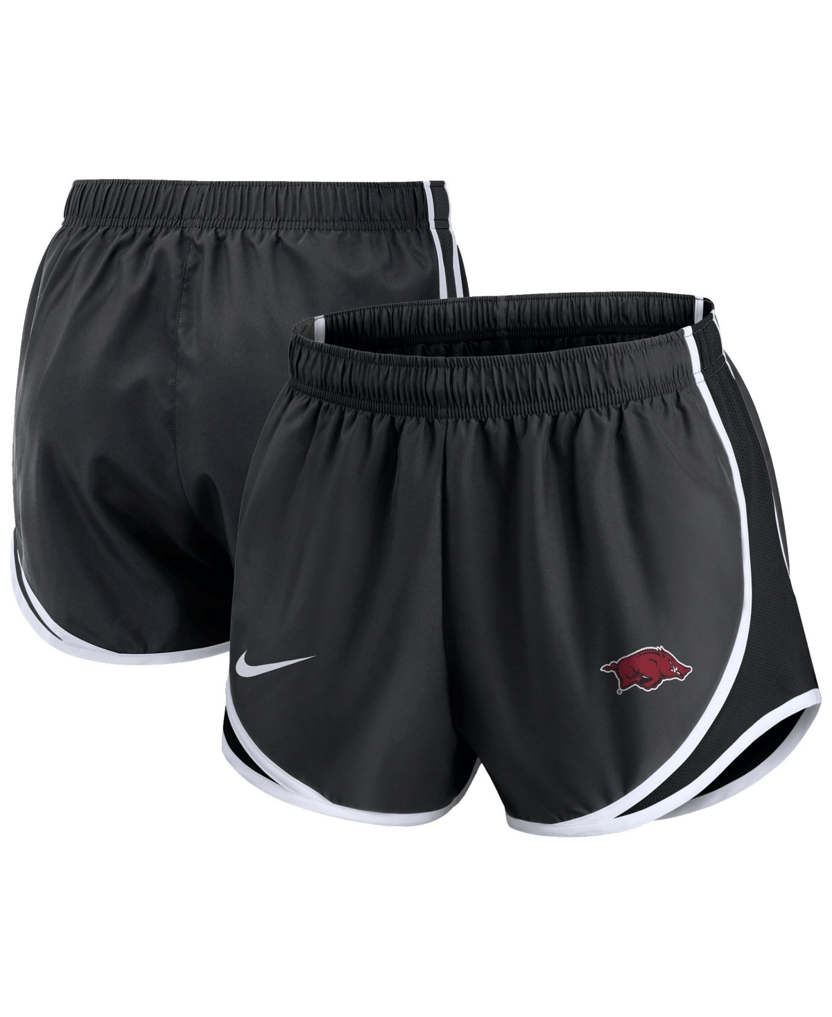 Nike Women's Black Arkansas Razorbacks Tempo Dri-fit Shorts - Black