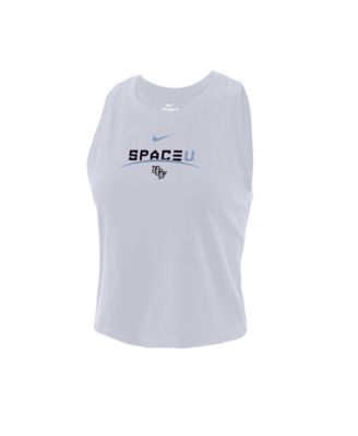 Women's White UCF Knights 2026 Space Game Dri-FIT Cropped Tank Top