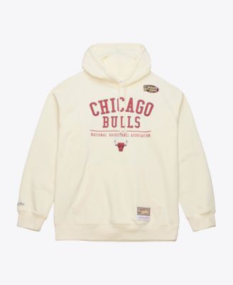 Men's Cream Chicago Bulls Walk-Off Fleece Hoodie