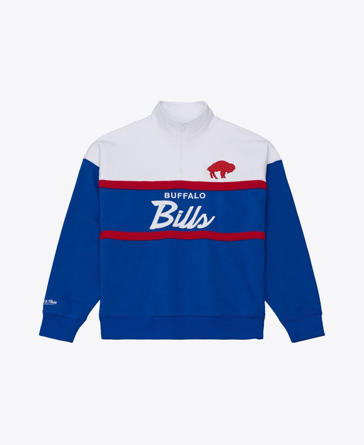 Mitchell & Ness Women's Royal Buffalo Bills Head Coach Quarter-Zip Pullover - Royal