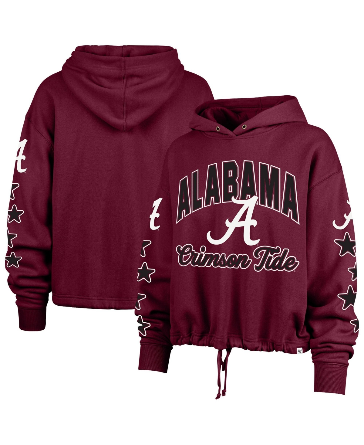 '47 Brand Women's Crimson Alabama Crimson Tide Starry Eyed Venice Pullover Hoodie - Crimson