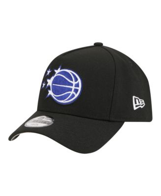 Big Boys' and Girls' Black Orlando Magic 9FORTY A-Frame Adjustable Hat