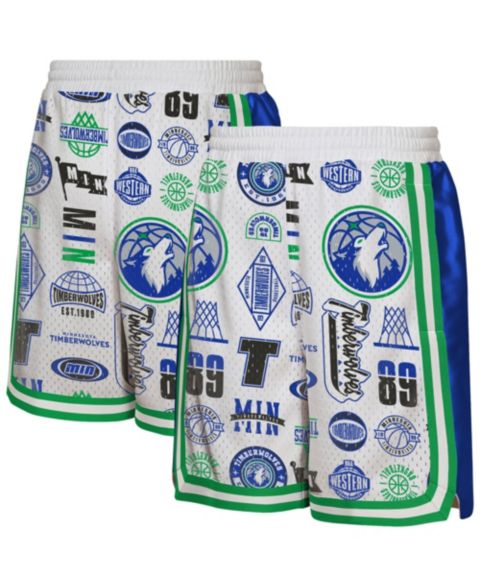 Детские шорты Outerstuff White Minnesota Timberwolves Ball Hog Dazzle Basketball