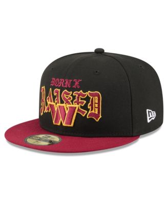 Men's Black/Burgundy Washington Commanders 59FIFTY Fitted Hat