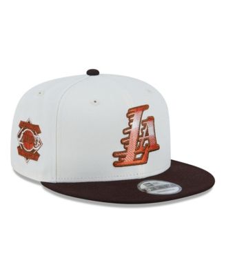 Men's White Los Angeles Lakers Pumpkin Spice 9FIFTY Snapback Hat