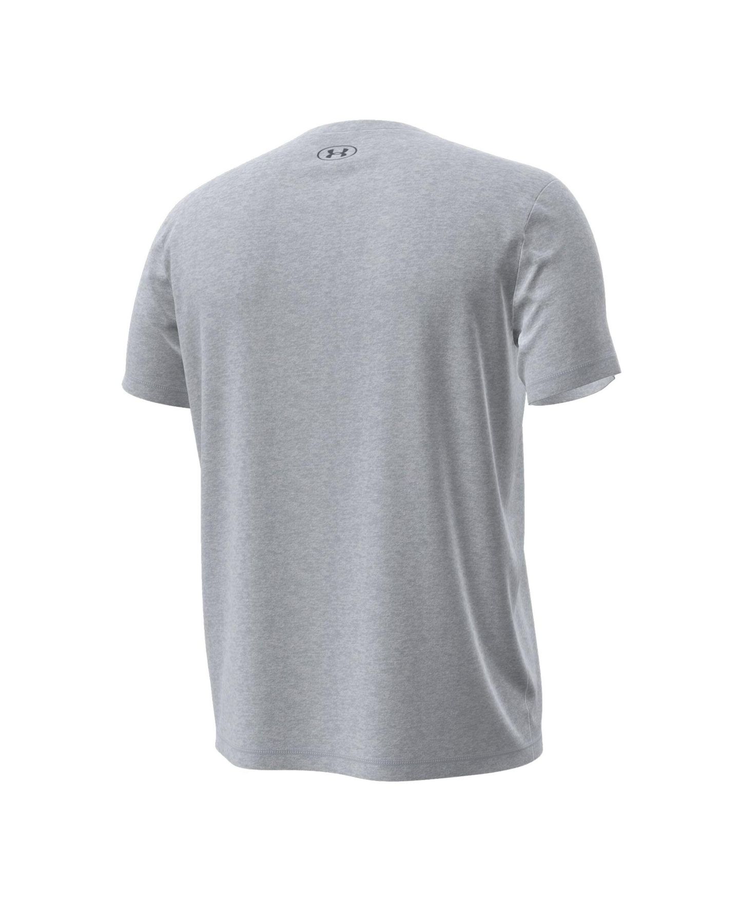 Мужская футболка Under Armour Gray Notre Dame Fighting Irish Football Leprechaun Tech Stretch — фото 3