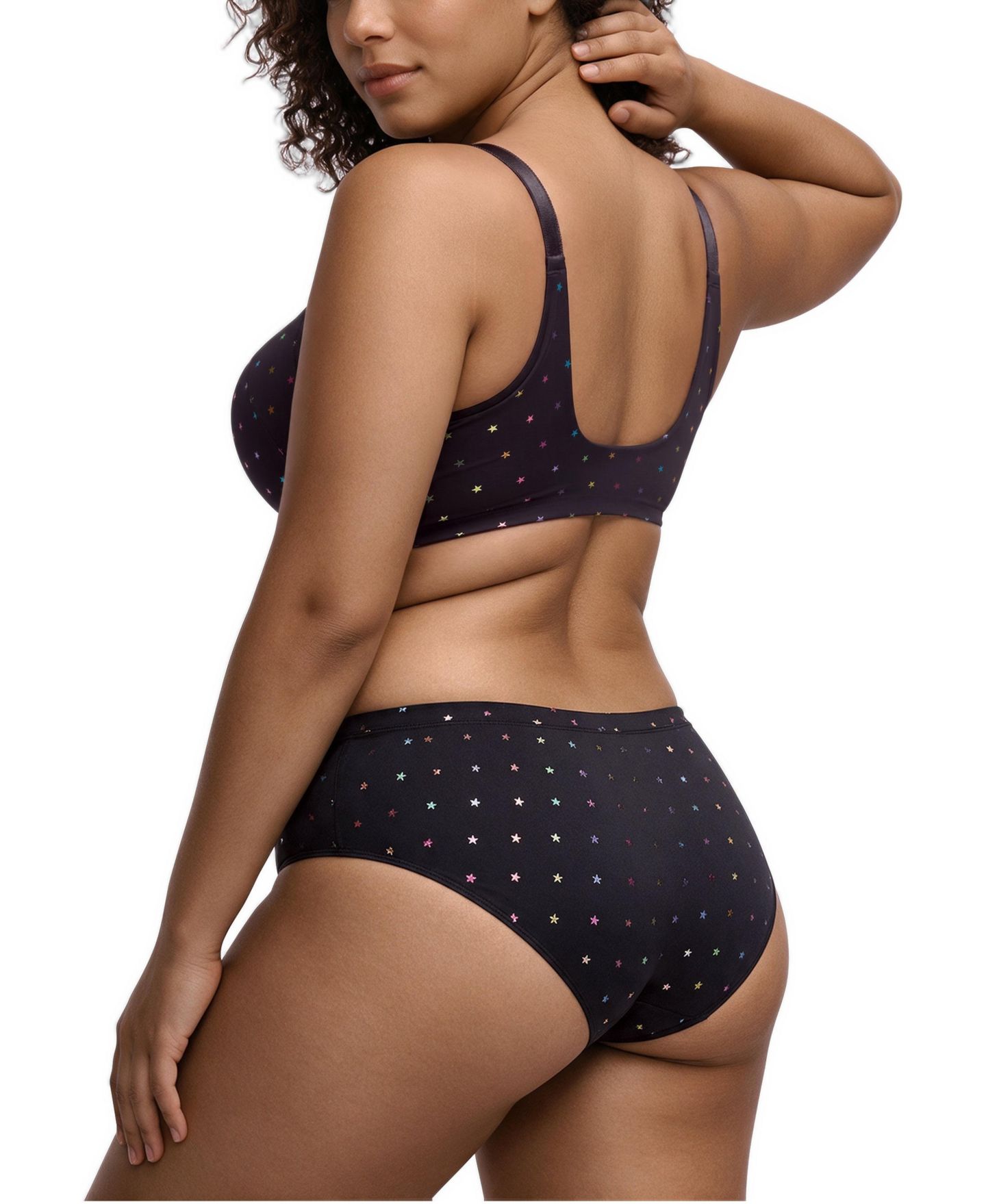 Бра Perfect, лёгкая чашка, на косточках, застёжка спереди — Torrid, цвет: Чёрный — фото 4