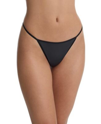 Women's Late Night Faux Leather G-String Thong