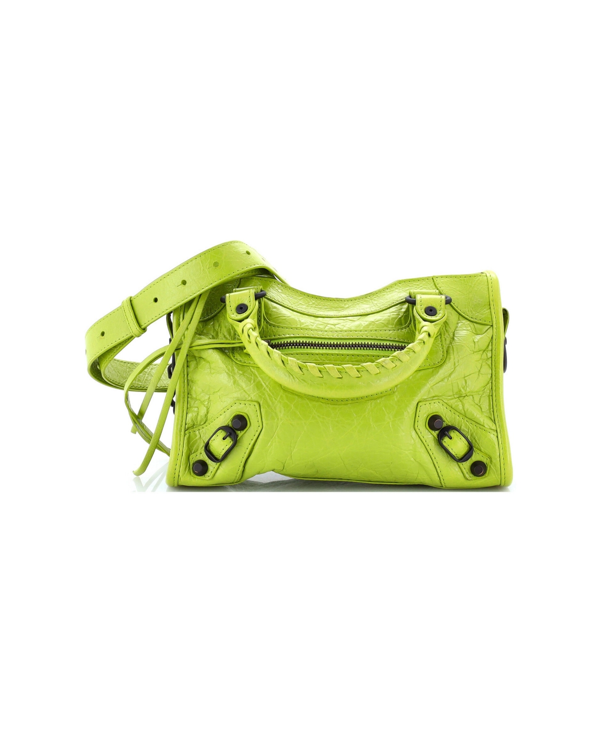 Pre-Owned Balenciaga Mini Le City Bag Leather - Green