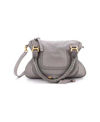 Medium Marcie Satchel Leather