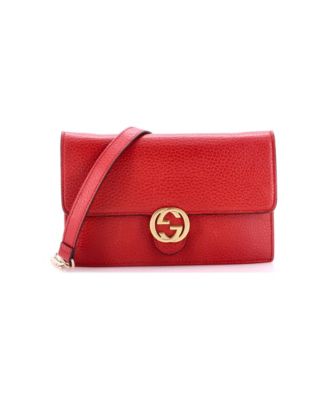 Interlocking Wallet on Chain Leather