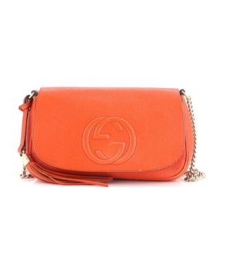 Medium Soho Chain Crossbody Bag Leather