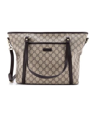 Medium Front Pocket Convertible Tote GG Coated Canvas