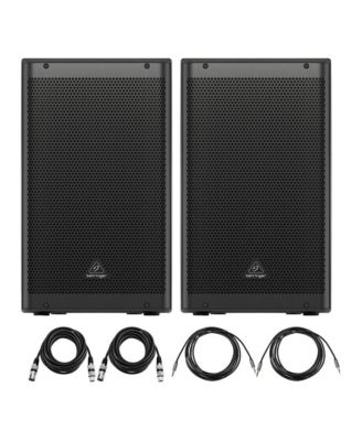 DR112DSP Active 1200W 12" PA Speaker, 2-Pack