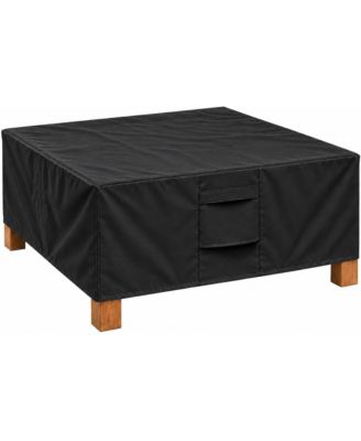 Outdoor Coffee Table Cover - Heavy Duty, Water Resistant Rectangular Patio Coffee Table Cover
