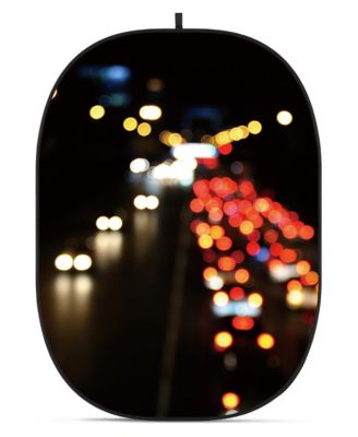 CBA-TB0004 5x6.5' Bokeh Textured Collapsible Fabric Backdrop