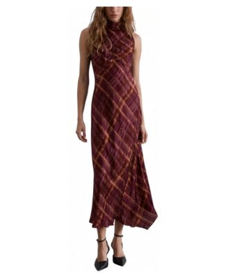 Women's c Printed Halter Neck Dress