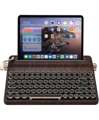 QL75 Cocoa Cream V2 Linear Wood Wireless Mechanical Keyboard for Windows, macOS, Linux, Android, and iOS