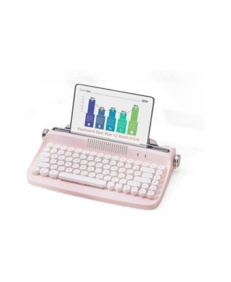 B303 Bluetooth Typewriter-Style Keyboard for Mac, iOS, Windows and Android