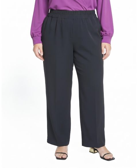 Женские брюки Universal Standard Plus Size All Day Easy, цвет: Чёрный
