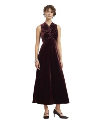 Women's Isleworth Velvet Midi Dress