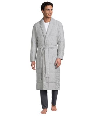 Men's Quilted Shawl Collar Robe