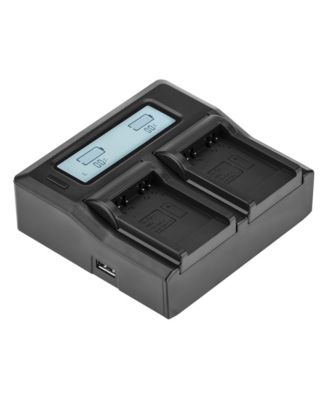 Dual Smart Charger LCD Screen Battery Charger for Canon NB-6L