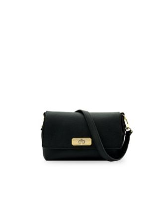 Maisie Midi Gold-Tone Leather Shoulder Bag