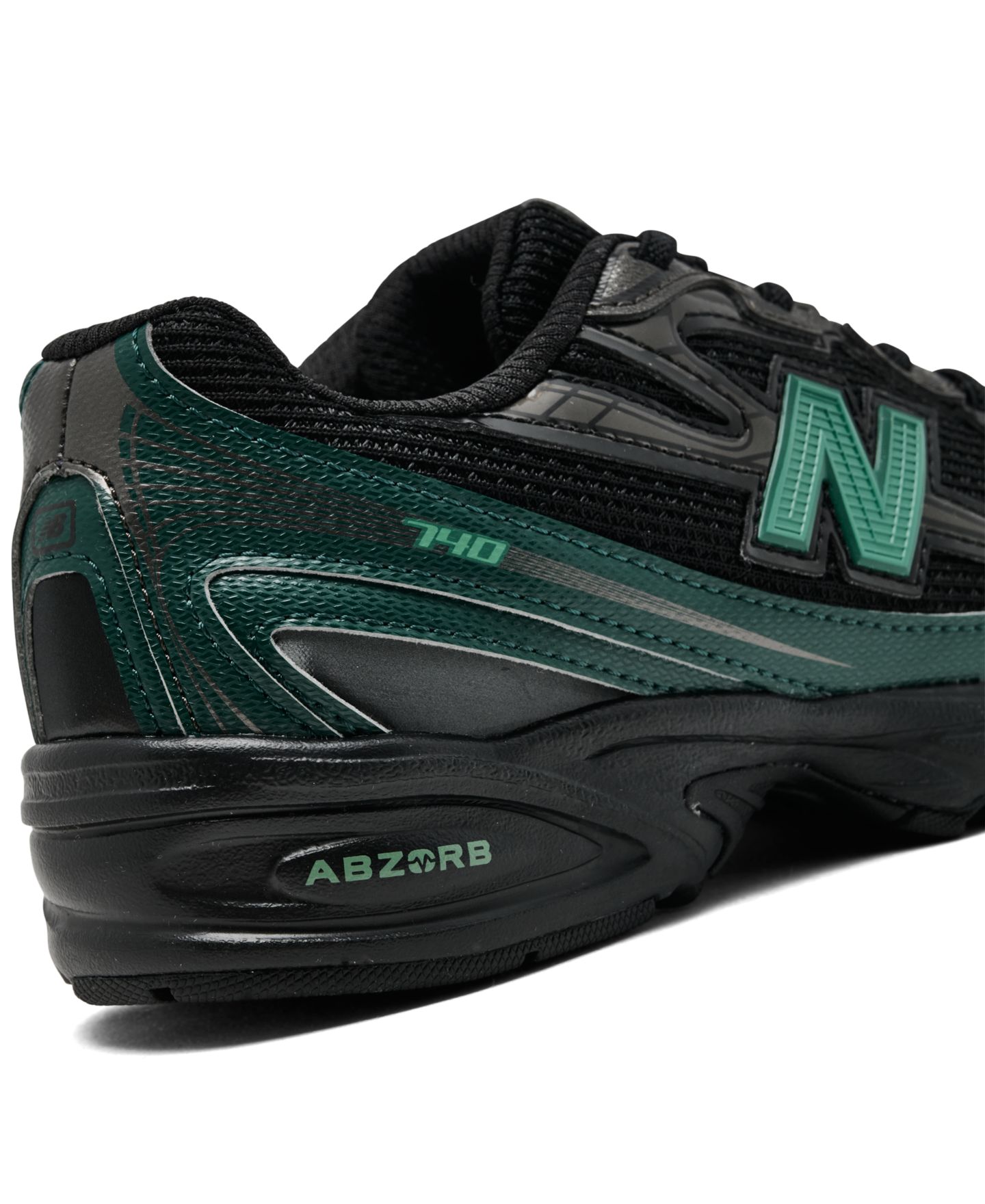 Детские кроссовки New Balance 740 Bungee Lace Low-Top, цвет: Чёрный — фото 7