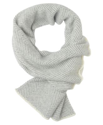 Genova Herringbone Double-Thickness Cashmere Neck Warmer