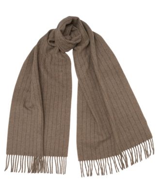 Pinstripe Wool-Blend Fellini Scarf