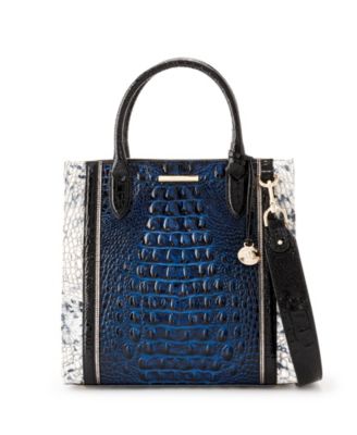 Caroline Small Leather Structured Satchel Handbag