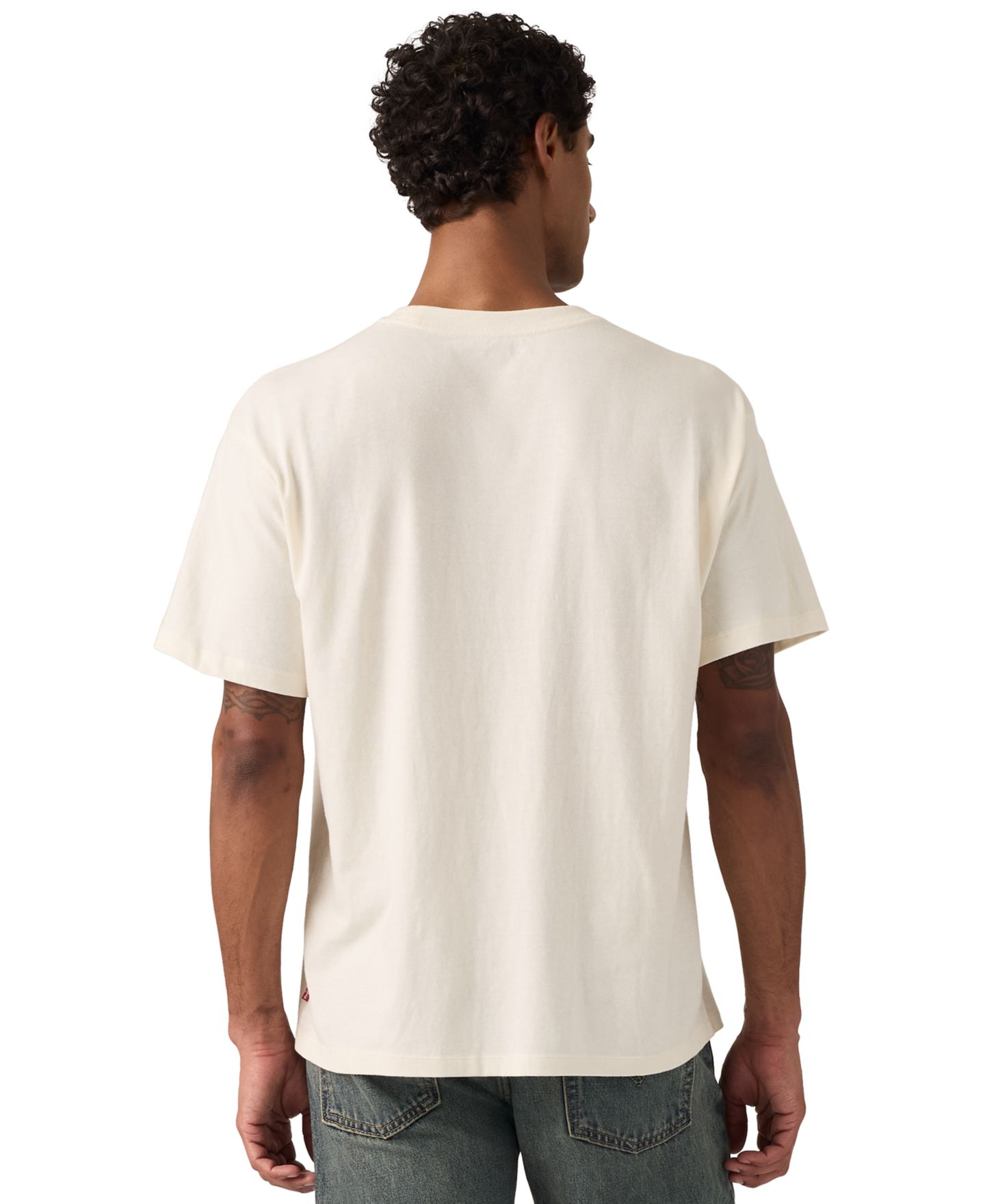 Мужская футболка Levi's Vintage Fit Graphic Relaxed-Fit Crewneck, цвет: Egret — фото 4